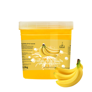 Explotando con sabor 1,3 kg Sabor a plátano Popping <span class=keywords><strong>Bobba</strong></span> para bebidas de té de burbujas - Product Image 1