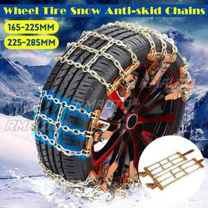 Cadenas de Nieve Universales de Acero para Ruedas de Camiones y Automóviles, Cinturón de Seguridad para Invierno, Antideslizante para Vehículos SUV, Cadena para Ruedas, Seguridad en Carreteras de Barro - Product Image 1