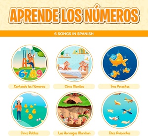 Libro de Sonidos de Números en Español para Niños Pequeños, Juguetes Educativos, 6 Canciones de Conteo, Juguete de Educación Temprana - Product Image 6