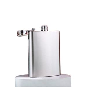 Mini flacon à whisky en acier inoxydable de 8 oz, logo personnalisé, pour cadeaux, 2025 - Product Image 2