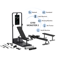 Speediance Gym Monster, Gimnasio Doméstico Todo en Uno, Entrenador Digital Vitruvian, Equipo de Fitness con Polea Alta, Entrenamiento Inteligente