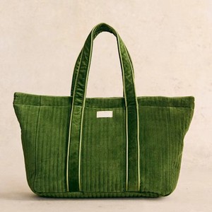 กระเป๋าถือผู้หญิงแบบมีซิป ขนาดใหญ่ ผลิตตามสั่ง พรีเมียม เป็นมิตรกับสิ่งแวดล้อม  แบบสะพายไหล่  ผ้ากำมะหยี่  ลายควิลท์ - Product Image 4