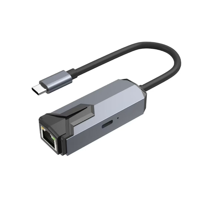 USB C to RJ45 Network Lan 2500Mbps Ethernet with 100W PD Charging Port Adapter for Laptop , PC, Mobile phone and more