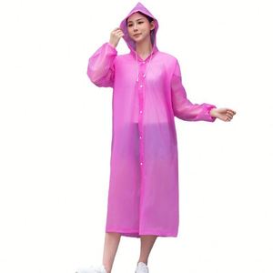 Wholesale High Quality Colorful Waterproof Suitable Adult Outdoor Hiking Camping <b>Poncho</b> Eva Rain Wear Emergency Anti-rain Coat - Product Image 4