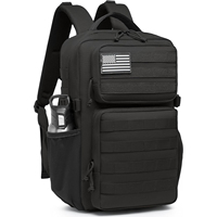Mochila de Viaje Expandible para Exteriores, Mochila Diaria Multitamaño de 25L/30L/35L con Sistema MOLLE