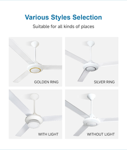 EAU Oman Irak Vietnam Malaisie 56 ''<span class=keywords><strong>Ventilateur</strong></span> de plafond géant industriel commercial avec pales en métal durables-pour cafés/salles de classe - Product Image 6