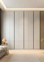 Armoire de chambre à coucher de style européen classique, texture rétro pour la décoration de chambre de villa vintage