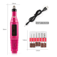 Kit Complet Lampe Séchoir à Ongles, Outil Pinceau à Poudre et Accessoires pour Nail Art