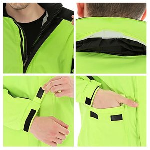 Eco-Friendly <strong>Raincoat</strong> <strong>Nylon</strong> Motorcycle Rain Coat for Adults Waterproof Rainsuit - Product Image 5