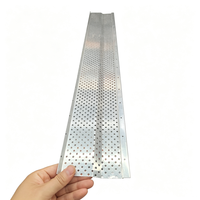 Protection de gouttière perforée en aluminium de type K, garde-feuilles pour gouttière de toit, couvercle de protection des avant-toits pour bloquer les feuilles