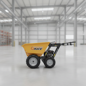 Carretilla hidráulica mini barata en oferta, envío gratis, EPA CE EUR5, carrito ligero para pequeños sitios de construcción, camión volquete - Product Image 1
