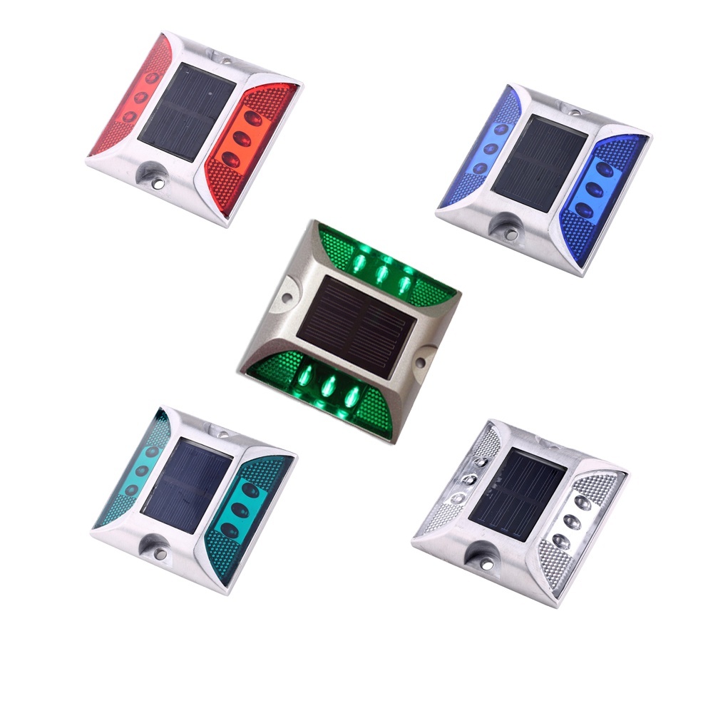 High Brightness IP68 Solar Road Stud Light Aluminum LED Cat Eye G105 Underground Traffic Warning High Brightness Plastic · image 2