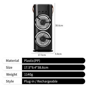 Water Cooling <b>Fan</b> Portable Dual-<b>Head</b> Large Capacity Minimalist Stylish Durable Colling <b>Fan</b> for Indoor - Product Image 3