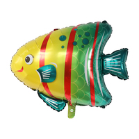 Ballons en forme de gros animaux marins de dessin animé, crabe, requin, poisson, ballons en feuille gonflables pour les enfants, jouets, décoration de fête d'anniversaire