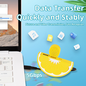 Vui Thiết Kế Trái Cây Bơ Chanh USB Hub Multiport Sạc Docking Station Truyền Dữ Liệu Tốc Độ Cao 3.0 USB C Hub - Product Image 4