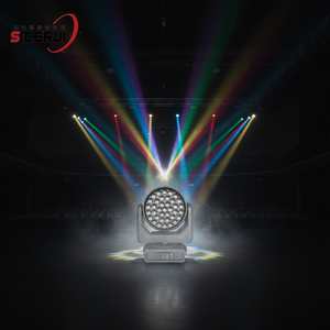 SITERUI Luz Móvil LED con <span class=keywords><strong>Zoom</strong></span> de 500W, 37x15W RGBW 4-en-1, Luz de Escenario con <span class=keywords><strong>Zoom</strong></span> 10-60, Control DMX512 para DJ, Fiestas, Discotecas, Bodas - Product Image 5