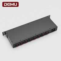 PDU intelligent haute densité 1U, 8 ports C13 avec prises verrouillables 16A, contrôle IP par prise, fiche C20