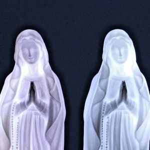 USB rougeoyant Notre-Dame de <span class=keywords><strong>Lourdes</strong></span> Bienheureuse Vierge <span class=keywords><strong>Marie</strong></span> Statue Catholique Figurine - Product Image 4