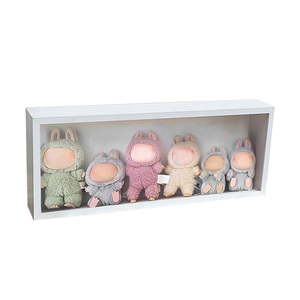 Vente en gros de haute qualité acrylique anti-poussière clair Labubu vitrine Shadow Box cadre support pour Popmart jouets personnalisés affichage - Product Image 2