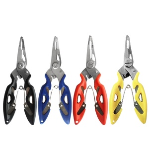 Pinces <span class=keywords><strong>de</strong></span> pêche en acier inoxydable ciseaux coupe-<span class=keywords><strong>ligne</strong></span> crochet supprimer outils <span class=keywords><strong>de</strong></span> pêche - Product Image 1