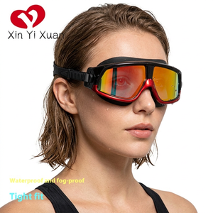 Lunettes de natation pour adultes Xin Yi Xuan, anti-buée, protection UV, étanches, en silicone souple, logo personnalisé - Product Image 3