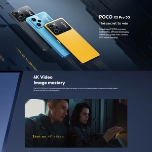 Versión global de la UE MIUI 14 Snapdragon 778G Octa Core NFC Dual SIM 108MP Xiaomi <span class=keywords><strong>POCO</strong></span> <span class=keywords><strong>X5</strong></span> <span class=keywords><strong>Pro</strong></span> 5G Teléfono - Product Image 3