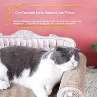Canapé-lit pour chat rose extra large, griffoir en carton ondulé, design vertical pour chats corpulents, usage intérieur, vente en gros