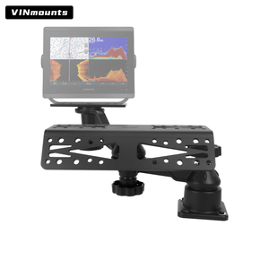Support de fixation horizontal en aluminium pour trois écrans électroniques, pour trois détecteurs de poissons VIN-TYQ-HB-05L-SZ - Product Image 1
