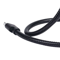 Support de téléphone créatif en forme de palmier, câble USB flexible en forme de pieuvre, support de charge et de données pour Type C et Micro USB