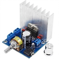 Carte d'amplificateur de puissance TDA7377 2.0 double canal haute puissance, amplificateur audio sans bruit, bricolage, DC 12V, haut-parleur
