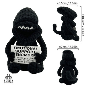 Jouet au crochet fait main, adorable figurine de dessin animé, décoration de bureau, cadeau de vacances, personnage de <span class=keywords><strong>Star</strong></span> <span class=keywords><strong>Trek</strong></span> : Spock - Product Image 3