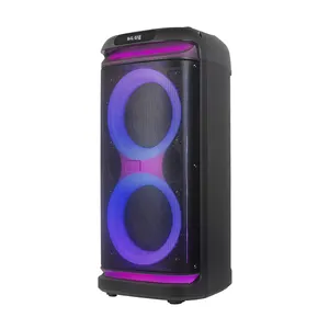 Novo alto-falante portátil sem fio Bluetooth LSH-0822A com luz brilhante caixa de som de alta qualidade 8V/5500mAh 50W