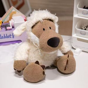 Giocattoli di Lana a Forma di Lupo in Pelle di Pecora, Regalo di Compleanno per Fidanzata, OEM & ODM (Logo e Dimensioni Personalizzabili) - Product Image 3