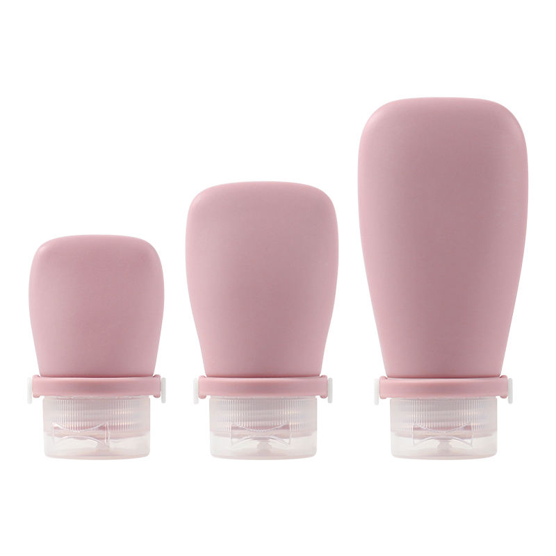 ขวดรีฟิลซิลิโคนสีชมพู