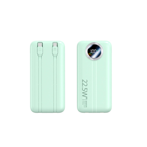 Batería Externa Portátil de <span class=keywords><strong>20000mAh</strong></span> con Pantalla Digital, Carga Rápida de 22.5W, Batería de Litio-Polímero con Cables, Tendencia 2026 - Product Image 1