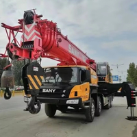 Grue de camion Sany STC900T 90T de qualité supérieure, faible usure, levage stable, pièces d'origine, prête pour les projets d'ingénierie lourde