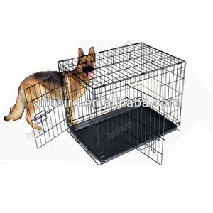 Double Door Pet <strong>Cage</strong> <strong>Foldable</strong> <strong>Dog</strong> Crate Steel <strong>Wire</strong> <strong>Dog</strong> <strong>Cages</strong> DSA36 - Product Image 6