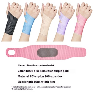 Muñequera Deportiva Delgada de Neopreno para Mujer, Protector de Tendón Antiesguinces, Suministros de Fitness y Bádminton, Vendas para Muñeca - Product Image 5