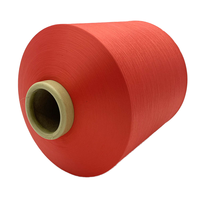 Haute qualité 100% Polyester 50D/24F fil acrylique DTY et Filament Type recyclé Spandex fil recouvert d'air