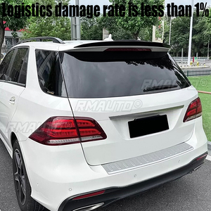 Aileron de toit arrière de coffre de voiture, garniture de lèvre d'aileron arrière, autocollant de style, kit carrosserie pour Mercedes Benz ML-class GLE-class W166 AMG 2012-2018 - Product Image 2