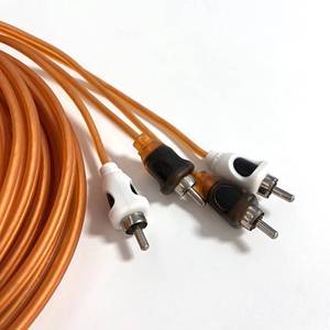 to 2RCA stereo audio cable, dual <b>plugs</b>, left and right channels, suitable for TV, amplifier, car <b>speakers</b> - Product Image 1