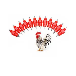 Chicken drinking water equipment automatic poultry nipple drinker drip cup chicken nipple drinkers nipple drinkers in Kenya