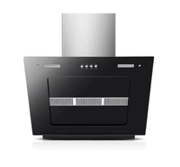 Logement de location Hotte de cuisinière Tenture murale Aspiration latérale Installation et nettoyage faciles Hotte de cuisine Appareils ménagers Hotte de cuisine Smart