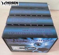 USB DMX interaface 1024 canal logiciel console d'éclairage