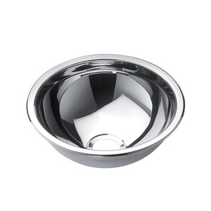 Main de ferme moderne 29-26x12 cm évier semi-sphérique ovale pierre naturelle marbre pierre de quartz pierre de granit pour salles de bains modernes - Product Image 1