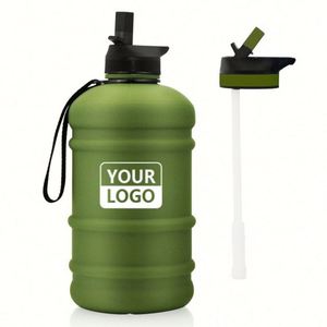 Custom 64 oz 2L Tour Sports Water Jug Plastic Steel Large Water Bottle Canteen <b>Thermos</b> - Product Image 5