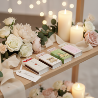 Custom Wedding Matchbox the Perfect Match Personalized Matchbook Bulk Wholesale Luxury Foil Logo Wedding Favors Party Gifts