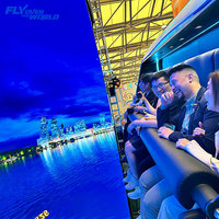 Parc à thème VR, cinéma volant multijoueur, fauteuil à mouvement, projecteur de réalité virtuelle, équipement d'amusement pour une expérience partagée