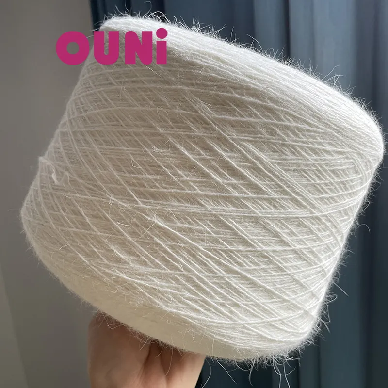 50 60 70 80 angora sợi dài angora pha trộn nhiều màu lông dày dài 50 60 80 angora sợi lông chồn trên nón cho khăn quàng