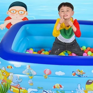 Piscine gonflable carrée pliable pour l'extérieur et l'intérieur, pour adultes et enfants, épaissie - Product Image 6